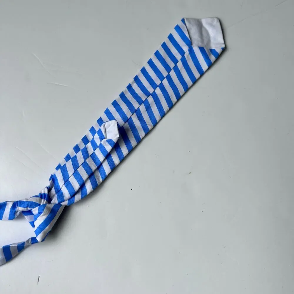 Tadpole and Lily Blue Striped Adjustable Tie (4-10 Years)
